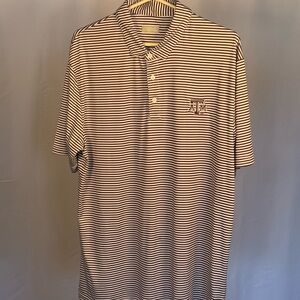 Maroon & White Texas A&M Logo Polo